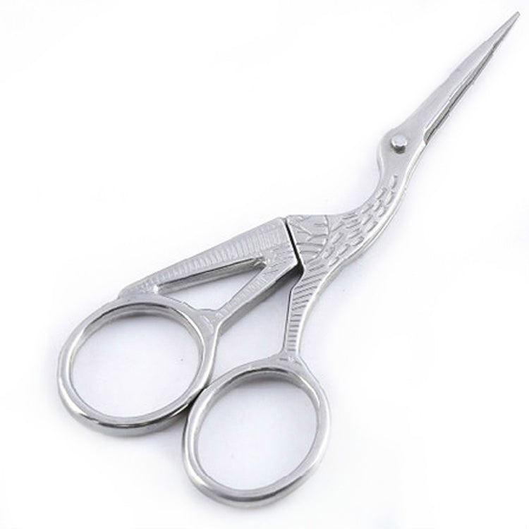 2 PCS Crane Tailor SCISSOR CROSS Stitch Retro CRAFT เย็บกรรไกร, Gold, Silver