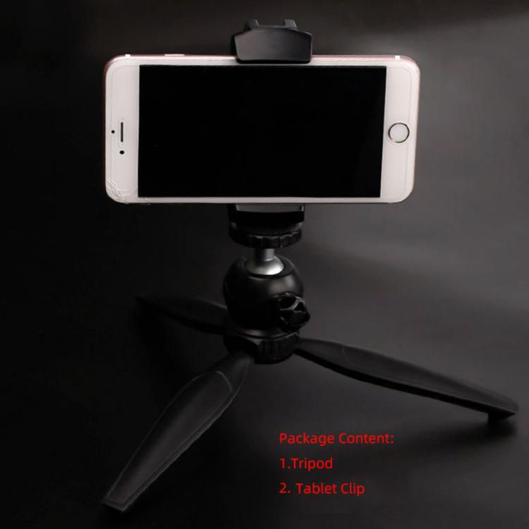 Xiletu Xj-13 Live BroadcastTripod Mount Clamp โทรศัพท์พร้อมรูสกรู 1/4 นิ้วและฐานรองเท้าเย็น, Phone Clamp