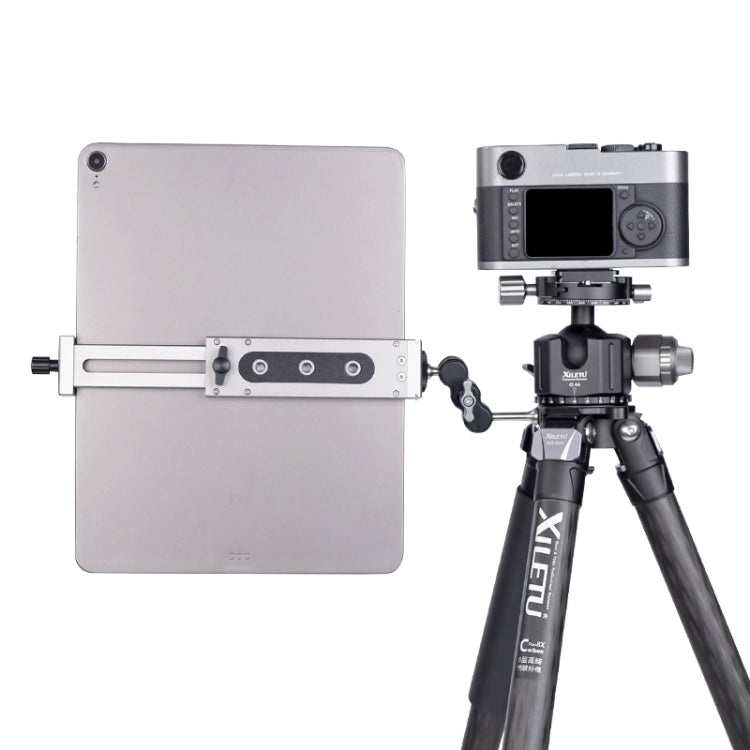 Xiletu Xj15 Live Broadcastเดสก์ท็อปโลหะเต็มรูปแบบขาตั้งกล้องแท็บเล็ตพีซีโทรศัพท์Clampพร้อมสกรู 1/4 นิ้วหลุม & ฐานรองเท้าเย็น, Xj15