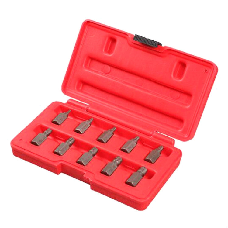 10 In 1 Bolt Extractor เครื่องมือกำจัดน็อตสกรูหัก, 10 In 1 Bolt Extractor