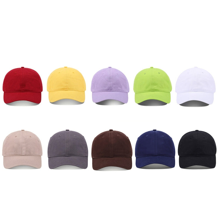 หมวกเบสบอลออกนอกบ้านสันทนาการหมวกแหลมสีทึบล้างหมวกกันแดด, One Size