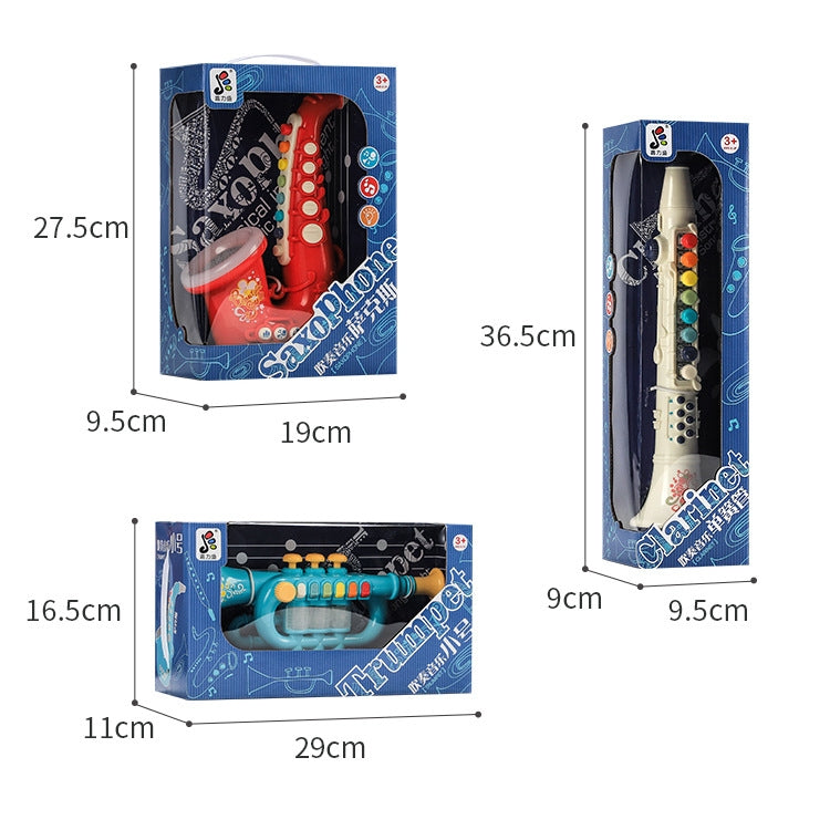 เด็กการศึกษาปฐมวัยเล่นปริศนาจำลองเครื่องดนตรี, 6806 Trumpet-Red, 6806 Trumpet-Blue, 6807 Clarinet-Red, 6807 Clarinet-White, 6805 Saxophone-Red, 6805 Saxophone-Green