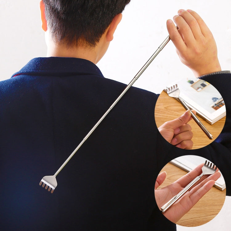 2 PCS ยืดกลับ Scratcher สแตนเลส Telescopic Anti Itch Claw เครื่องนวด Extender