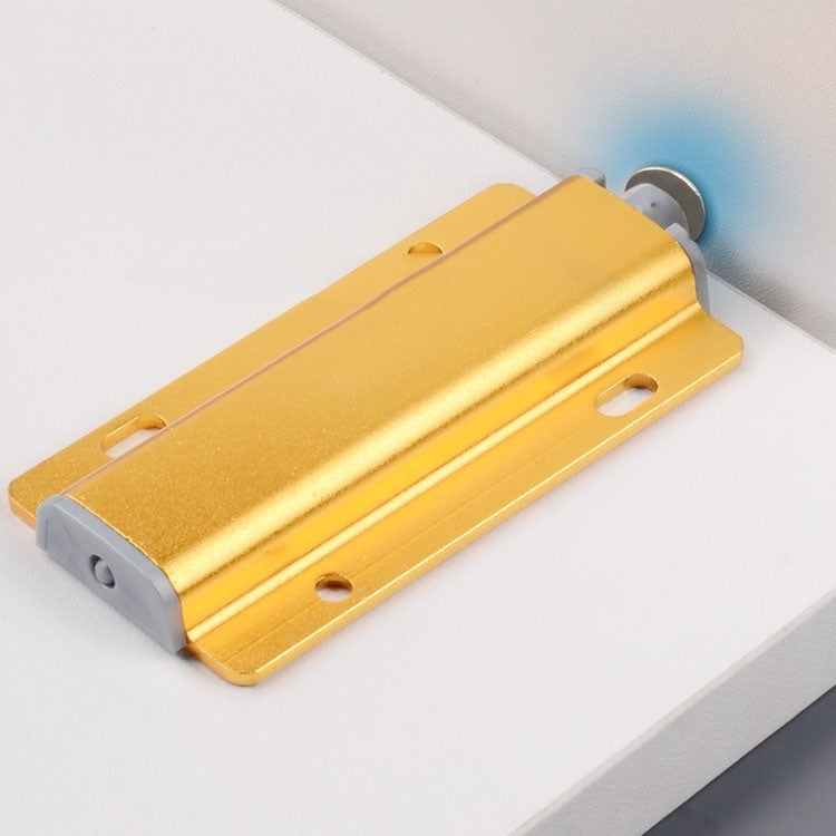 3 ชิ้นอลูมิเนียม Bouncer ฟรี Handle Push-Pull Cabinet ตู้เสื้อผ้าประตูลิ้นชัก Bouncer, Gold, Silver