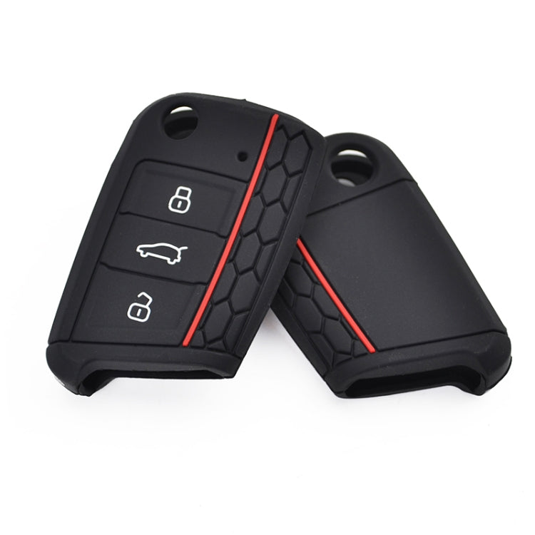 ซิลิโคนกุญแจ เคส ฝาครอบสำหรับโฟล์คสวาเกนโปโลกอล์ฟ 7/ Skoda, Silicone Key Case