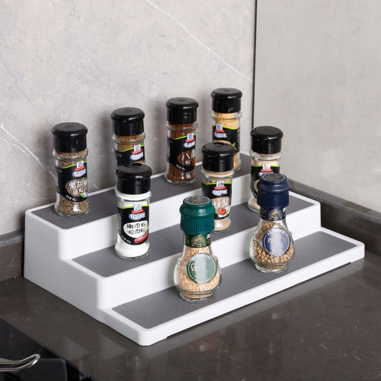 2 PCS สามชั้น Stepped Seasoning Storage Rack Home KITCHEN Storage Rack, Kitchen Storage Rack