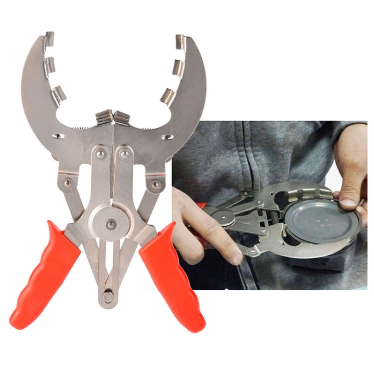 Auto แหวนลูกสูบ Plier CLAMP รถซ่อมเครื่องมือที่มีประสิทธิภาพแหวนลูกสูบ Expander ปรับลูกสูบลบมือถือเครื่องมือ, Size: L