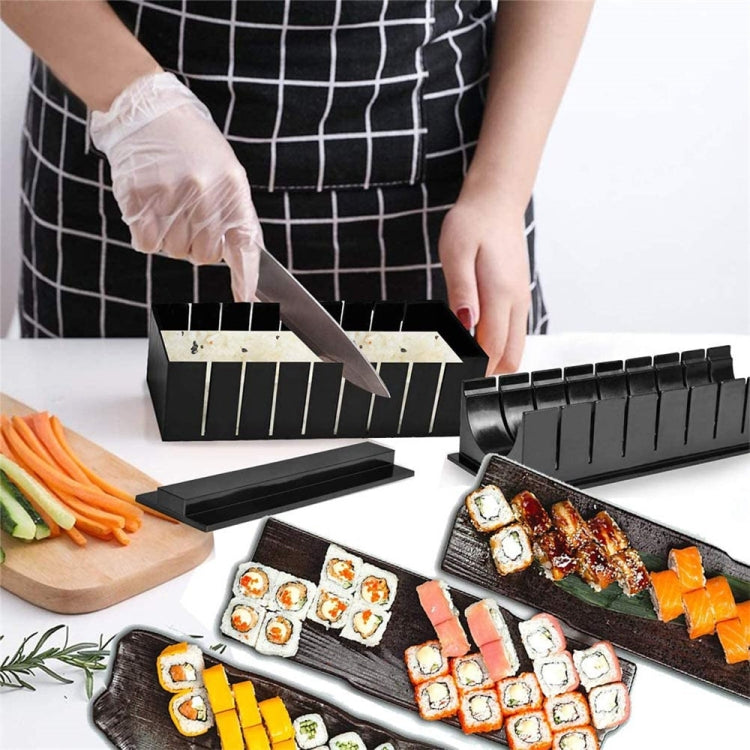 แม่พิมพ์ซูชิ 11 ใน 1 พร้อมมีดซูชิแม่พิมพ์ลูกข้าว DIY Home Creative ชุดซูชิโรล, Sushi Roll Set