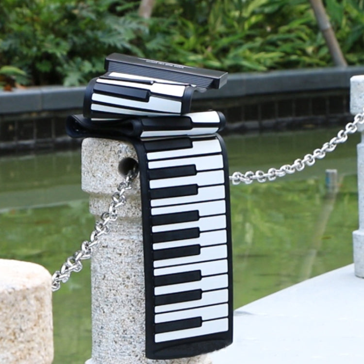 MIDI88 เปียโนพับได้ 88 คีย์ คีย์บอร์ดแบบนุ่ม MIDI ระดับมืออาชีพ จำลองการฝึกเปียโนอิเล็กทรอนิกส์แบบพกพา, 88-Key