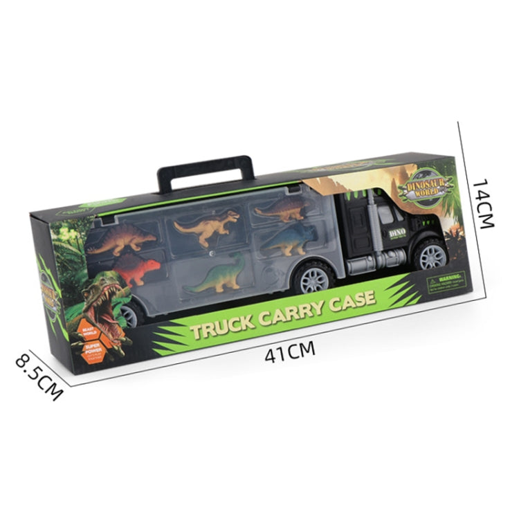 เด็ก DIY ไดโนเสาร์แบบพกพาคอนเทนเนอร์รถบรรทุกชุดของเล่นชุด, Dinosaur Truck