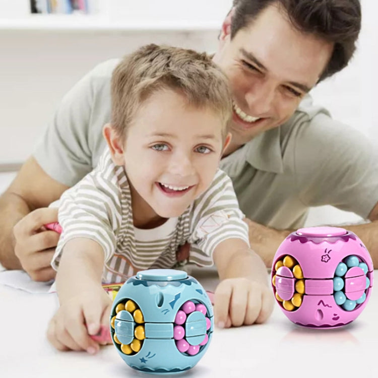 3 PCS Finger Magic Bean Rubik Cube ของเล่นเด็กปัญญาปลายนิ้ว Spinning Top, 633-117M / Lilac, 633-117M / Yellow, 633-117M / Lake Cyan, 633-117M / Blue Indigo