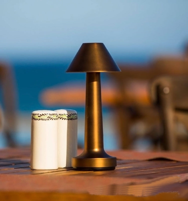 JB-TD001 LED โคมไฟตั้งโต๊ะแบบสัมผัส Cafe ร้านอาหารตกแต่งไฟกลางคืน, USB