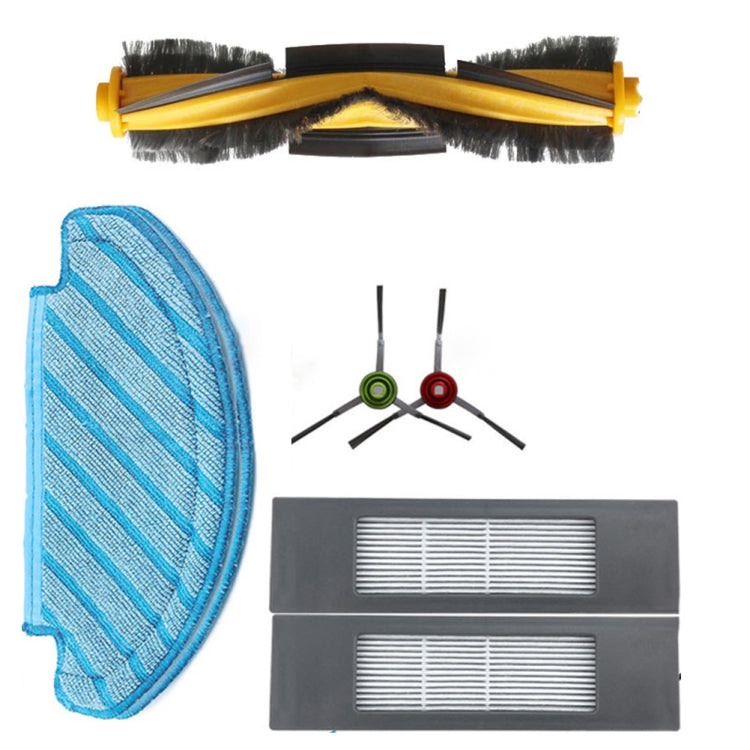 อุปกรณ์เสริมหุ่นยนต์กวาดเครื่องดูดฝุ่นเหมาะสำหรับ Ecovacs Deebot T8 AIVI/T8 MAX, อุปกรณ์เสริม, Suit, 3 PCS Rag, 4 PCS Side Brush, 4 PCS Filter, Main Brush