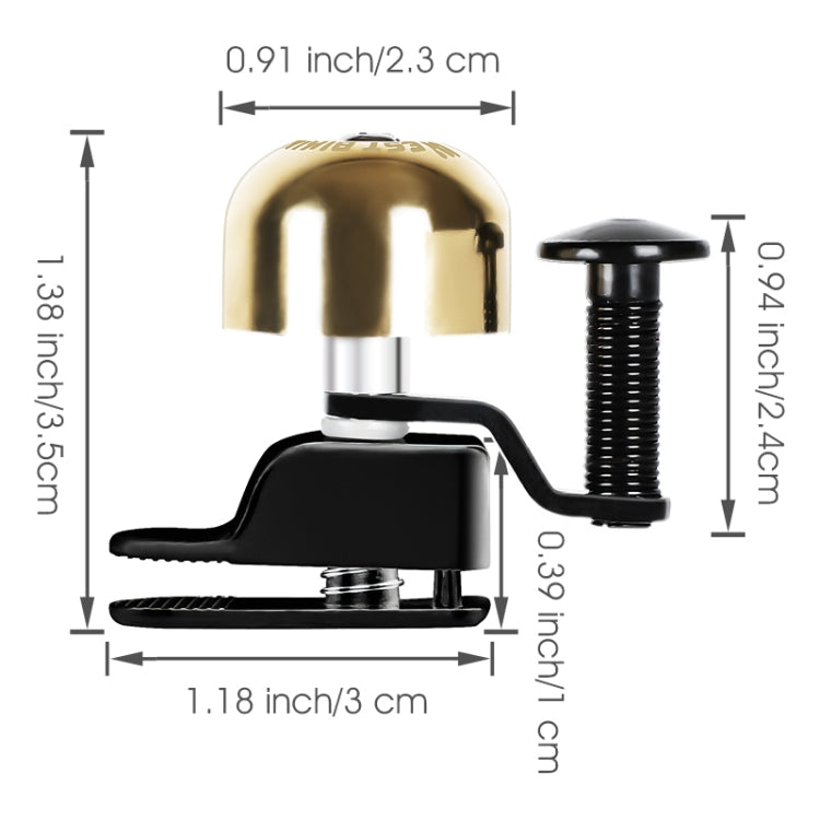 West Biking Bike Bell จักรยานเสือหมอบ เฉพาะ Super-Ring Copper Bell, West Biking Bicycle Bell(Red), West Biking Bicycle Bell(Copper)