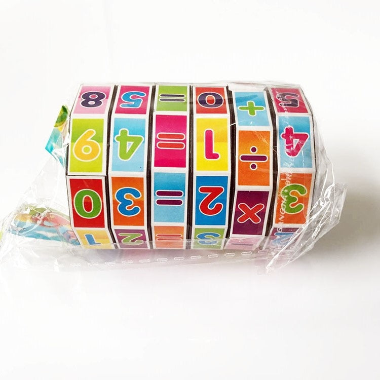20 ชิ้นพลาสติกทรงกระบอกหมุนดิจิตอลลูกบาศก์มายากลเด็กปริศนาของเล่น, 20 PCS 7.5 x 5.5cm