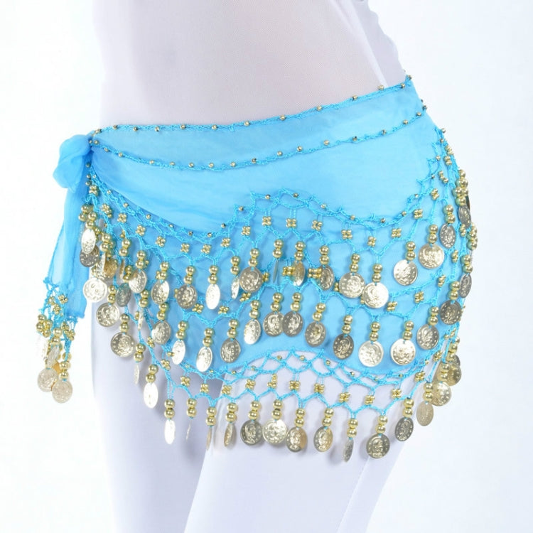 Lady Belly Dance ผ้าพันคอสะโพกอุปกรณ์เสริม 3 แถวกระโปรง Bellydance เอว CHAIN Wrap ผู้ใหญ่สวมใส่, One Size
