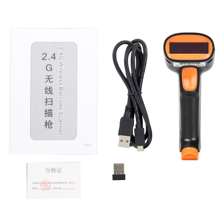 เครื่องสแกนบาร์โค้ด Express พร้อมที่เก็บ USB Wireless Scanner ข้อมูลจำเพาะ:, Red Light, Two-dimensional