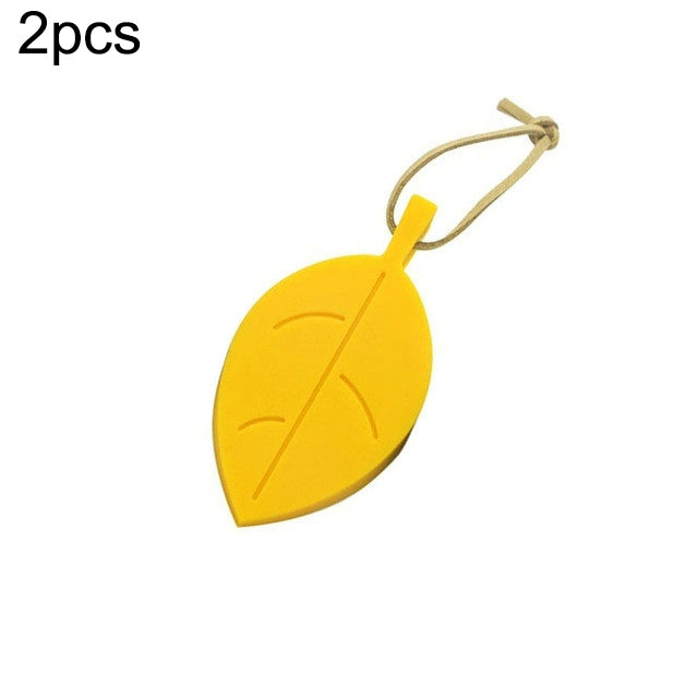 2 PCS Creative Leaf ซิลิโคนประตูเด็ก Anti-pinch Security ประตู Crash Pad