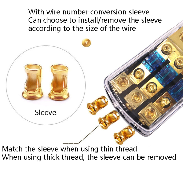 เครื่องเสียงติดรถยนต์ กล่องใส่ฟิวส์ Fuse Liner Fuse Splitter, 1 In 2 Out, 1 In 3 Out, 1 In 4 Out