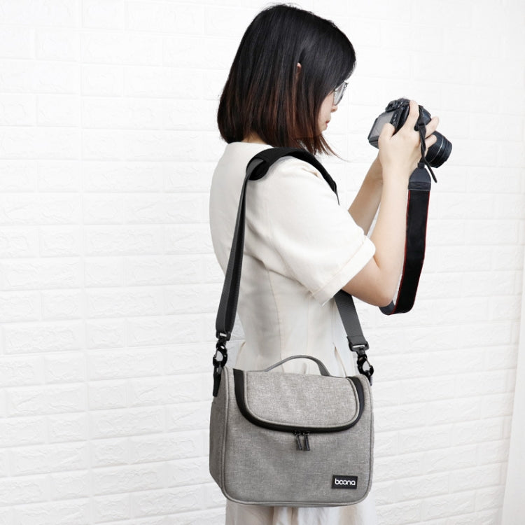 Baona BN-H011 กระเป๋ากล้องดิจิตอล SLR กระเป๋าสะพายเก็บเลนส์, BN-H011 (Black), BN-H011 (Gray)