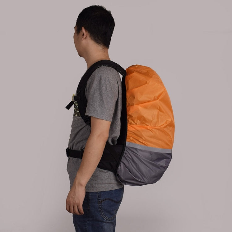 2 ชิ้นกลางแจ้งปีนเขาจับคู่สีกระเป๋าเป้สะพายหลังเรืองแสง Rain Cover, S 18-30L, M 30-40L, L 45-55L, XL 58-70L