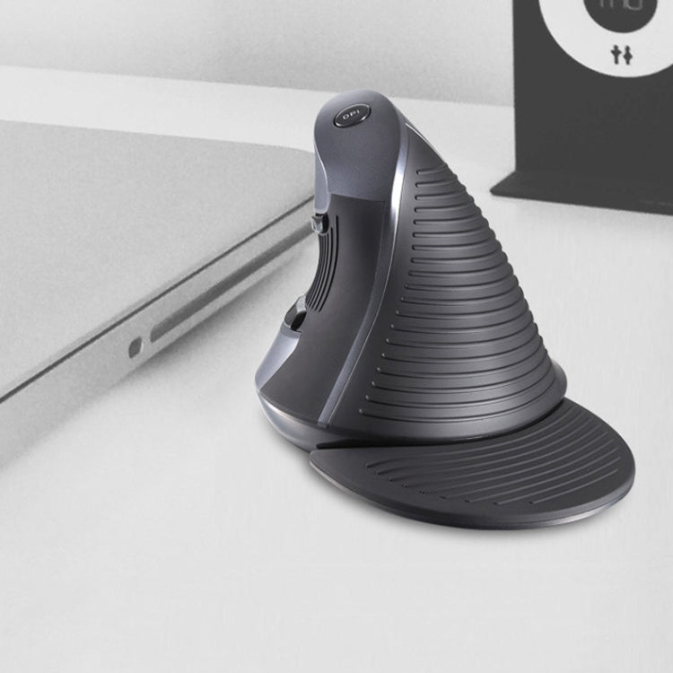 DELUX M618 6-Keys Vertical Handheld Mouse เมาส์แบบมีสายตามหลักสรีรศาสตร์, ความยาวสายเคเบิล: 1.5 ม., Wired