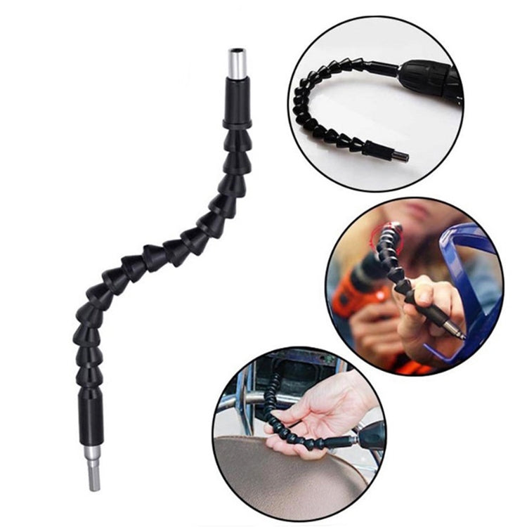 2 ชุดสว่านไฟฟ้า Universal Coupling Sleeve Bit Set Multifunctional Flexible Shaft Electric Drill Accessory Set, Style:, 11 PCS / Set