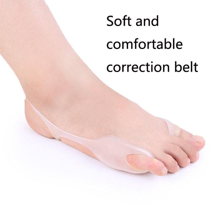 5 คู่ SEBS วัสดุ Big Feet Hallux Valgus Corrector เข็มขัดแก้ไขที่นุ่มสบาย, 1 Pair SEBS White