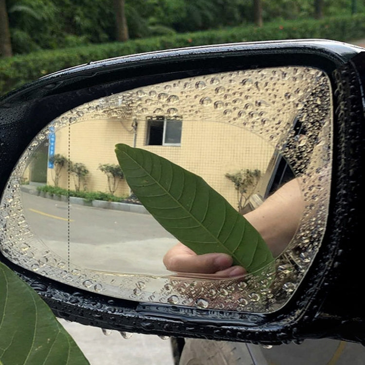 10 PCS Rainproof Anti-Fog และ Anti-Reflective Film สำหรับกระจกมองหลังรถยนต์, Round 80mm, Round 95mm, Round 100mm, Ellipse 100X145mm, Ellipse 100x150mm, Ellipse 95x135mm