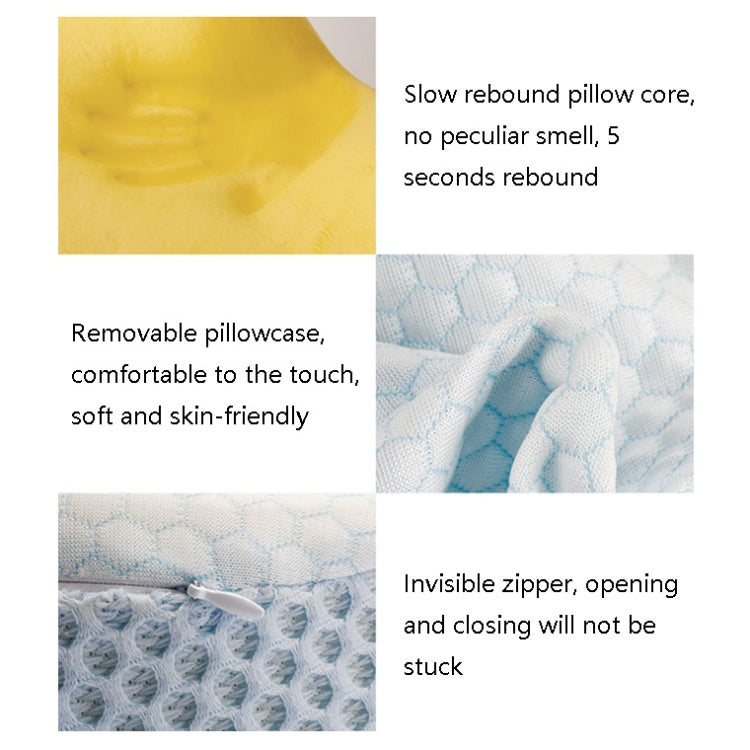 P10 Memory Foam Slow Rebound Pillow Neck Protector หมอนเมมโมรี่โฟม, 60 x 43 x 11cm