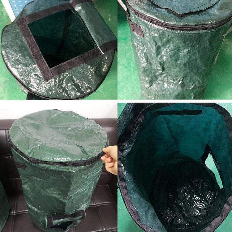 ปิดผนึกโปรไบโอติกหมักสวนพืชสวนต้นไม้ใบไม้ถุงปุ๋ยหมัก, Medium Lid With Window, Large Lid With Window