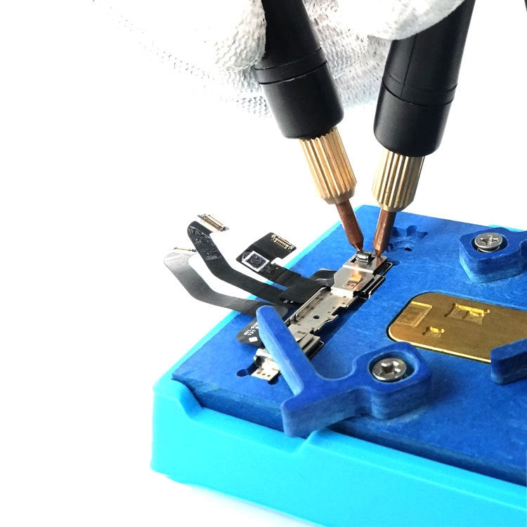 RL-936W เครื่องเชื่อมจุดไฟแบตเตอรี่ซ่อมโทรศัพท์มือถือ, Spot Welding Pen, Spot Welding Pen + Fixed Plate