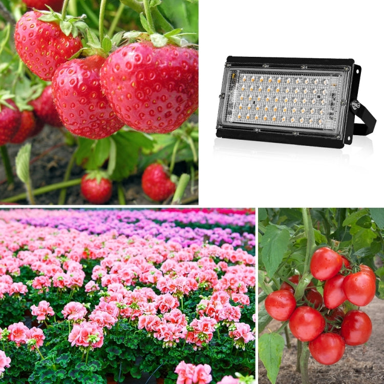 LED Plant Light สเปกโทรสโกปีแบบกันน้ำเต็มหลอด, Three-wire Access 24 Beads 25W