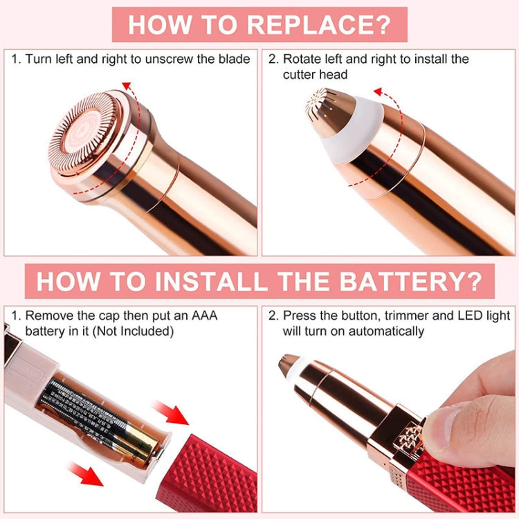 เครื่องโกนขนคิ้ว 2 in 1, Charging Style