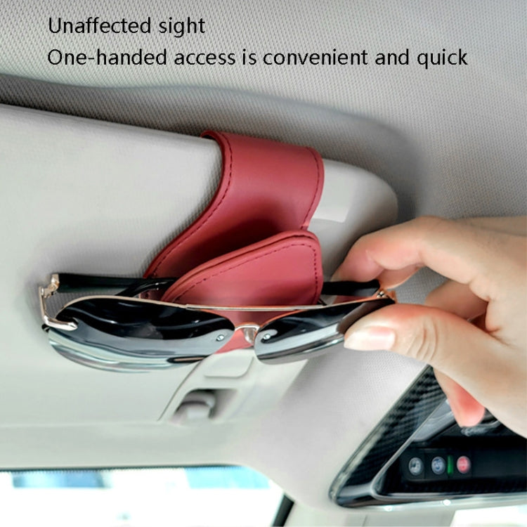 2 PCS Car Sun Visor Glasses Clip Ticket Storage Clip