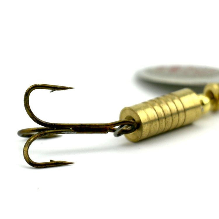 10 PCS HENGJIA SP054 เหยื่อถนนเลื่อมน้ำจืด 6.7 ซม. / 7 กรัม, Silver, สีทอง, Gold+Silver, Green Stripes, Black Gold Point, Copper, Gold