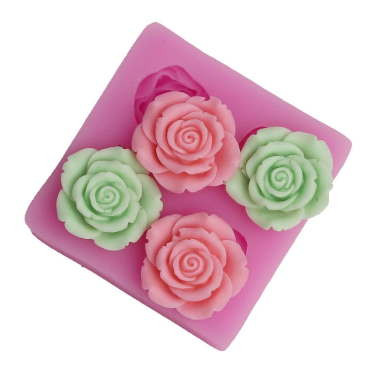 ดอกไม้ซิลิโคนแม่พิมพ์สบู่แฮนด์เมดตกแต่งเค้กฟองดอง, Fondant Cake Decoration
