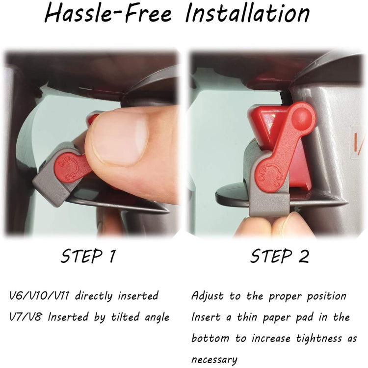 ล็อคทริกเกอร์ปุ่มเปิด/ปิดเครื่องอัตโนมัติ 2 ชิ้นสำหรับ Dyson V6 V7 V8 V10 V11, For Dyson V7 V8 V10 V11
