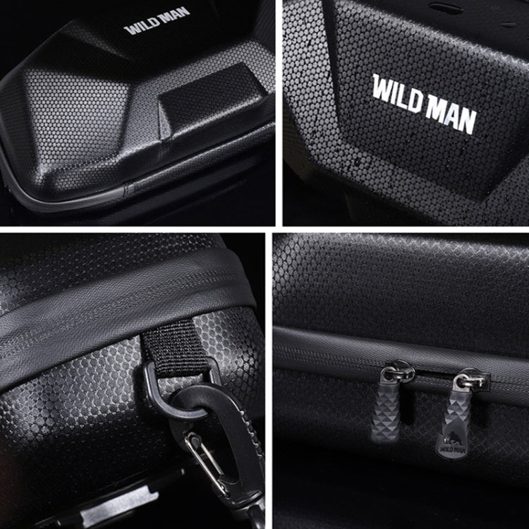 WILD MAN X9 3.5L กระเป๋ากันน้ำหัวรถจักรยานเปลือกแข็ง EVA, X9 3.5L (Black)