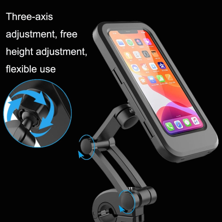 กระเป๋าใส่โทรศัพท์มือถือติดจักรยาน Mountain Bike Waterproof Bag, Black