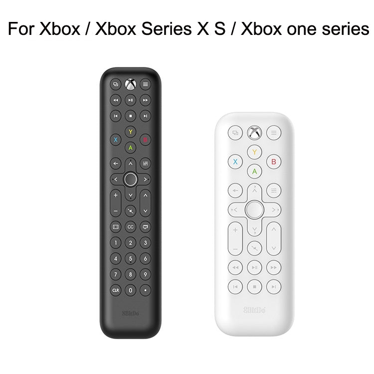 8BitDo Backlit Key Media Remote Control สำหรับ Xbox สไตล์:, Long Version (Black)