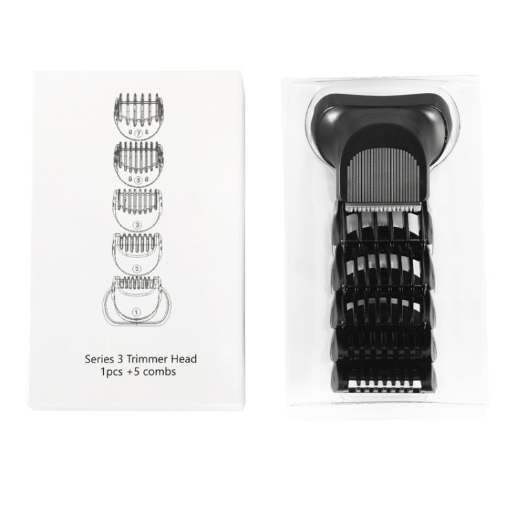 เครื่องโกนหนวดไฟฟ้า 1 หัว + หวี 5 หัว สำหรับ BRAUN 3 Series