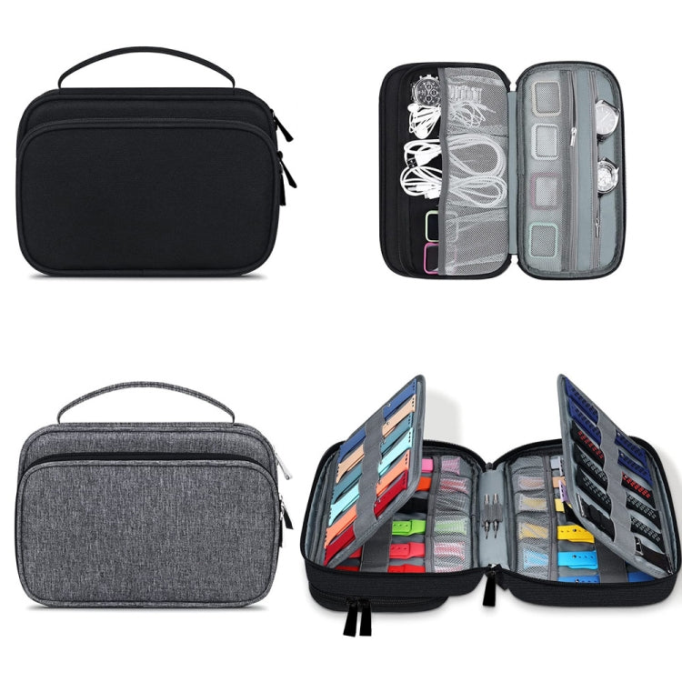 สายนาฬิกามัลติฟังก์ชั่น Data Line 36 Slots Storage Bag