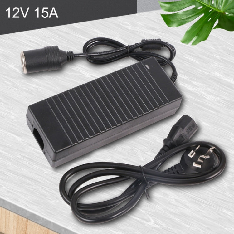 220V to 12V Power Converter 10A15A Car to Household Power Adapter, ประเภทปลั๊ก:, 15A US Plug, 15A EU Plug, 15A UK Plug