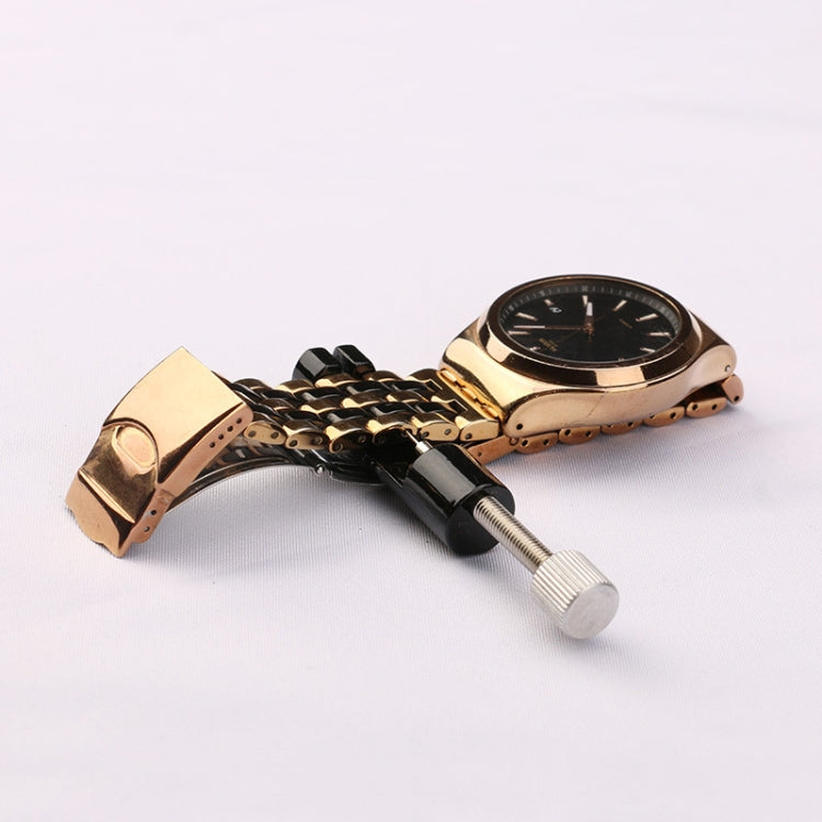 เครื่องมือซ่อมแซมสายนาฬิกาแบบถอดสายนาฬิกาแบบปรับได้, Black, Golden