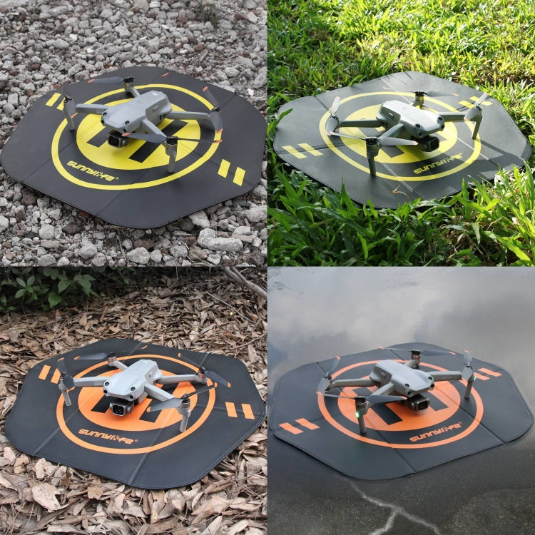 Sunnylife Drone Universal ลานจอดเฮลิคอปเตอร์หนังพับได้สองด้านขนาด: 55 x 50 ซม, TJP08