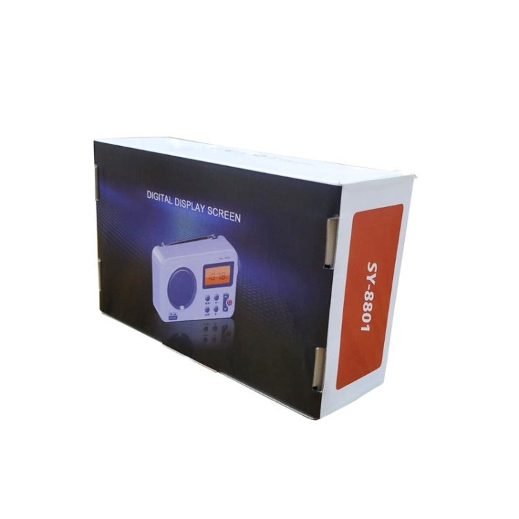 SY-8801 วิทยุย้อนยุคแบบพกพา HD หน้าจอ LCD น้ำหนักวิทยุคลื่นสั้นเบส, SY-8801