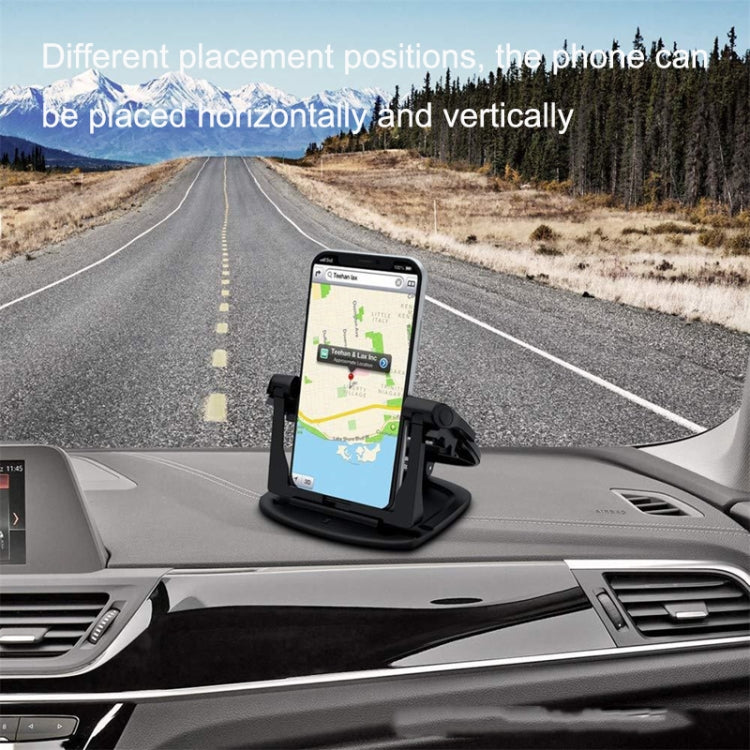 MM002 ที่วางโทรศัพท์มือถือบนแผงหน้าปัดรถ Car Silicone Rotary Navigation Mobile Phone Holder, MM002