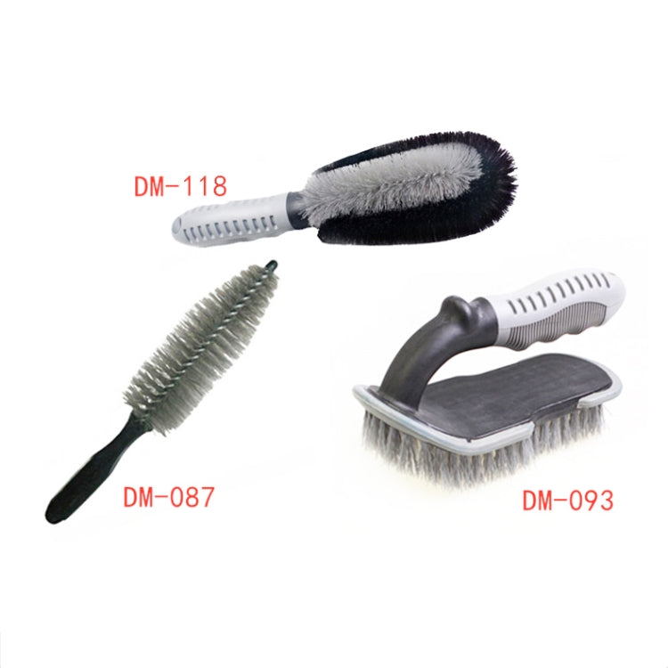 3 PCS แปรงยางรถยนต์แปรงพรมเท้า Pad สไตล์:, DM-08 Pointed Brush, DM-093 Large U-shaped Brush, DM-118 Double Twisted Wire Brush