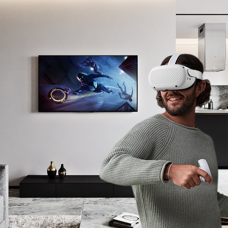 VR แว่นตาเลนส์เปลือกจับเคสป้องกันสำหรับ Oculus Quest 2, สีขาว, สีแดง, สีเขียว